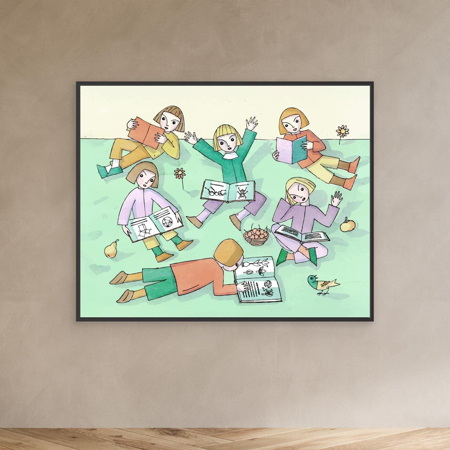 Vive les Livres - Toile encadrée - Collection Seidmann-Freud - 1923