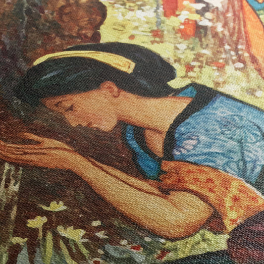 La jeune fille au casque de bois - 1906 - Henry J. Ford - Toile encadrée