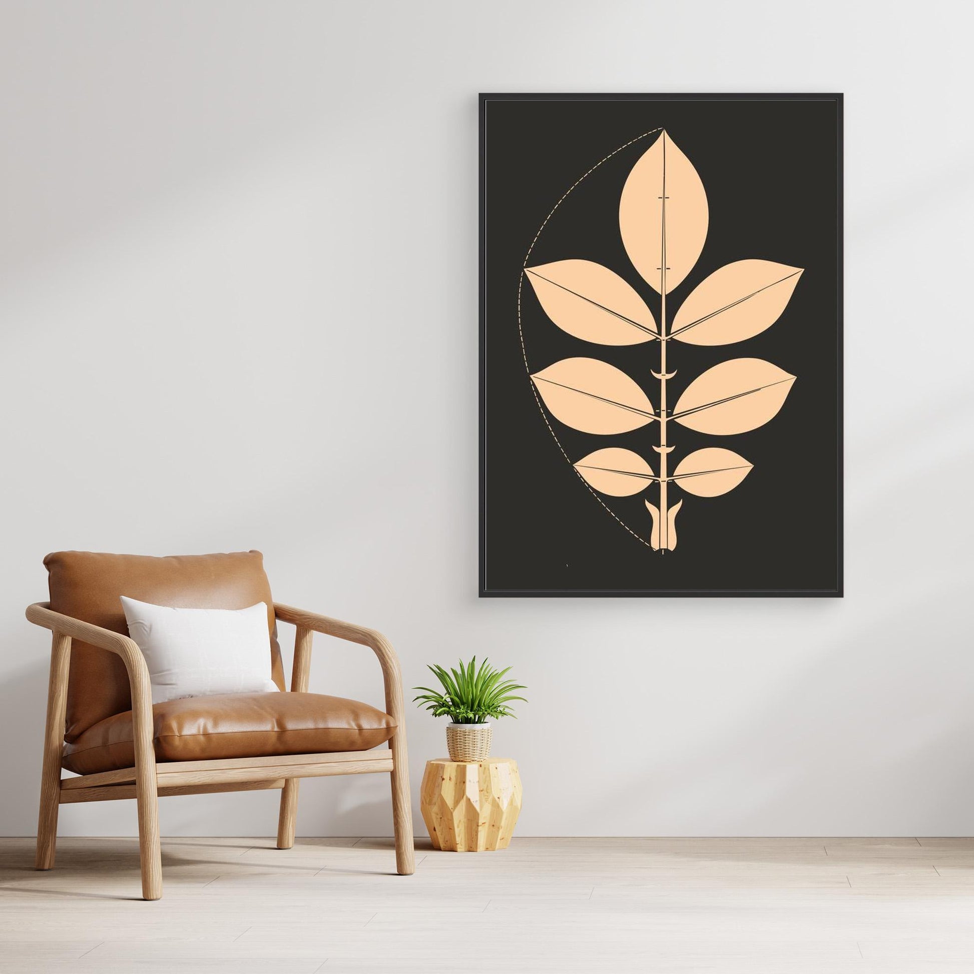 Rose Sauvage - Toile Encadrée - Collection Ferdinand Moser - 1892