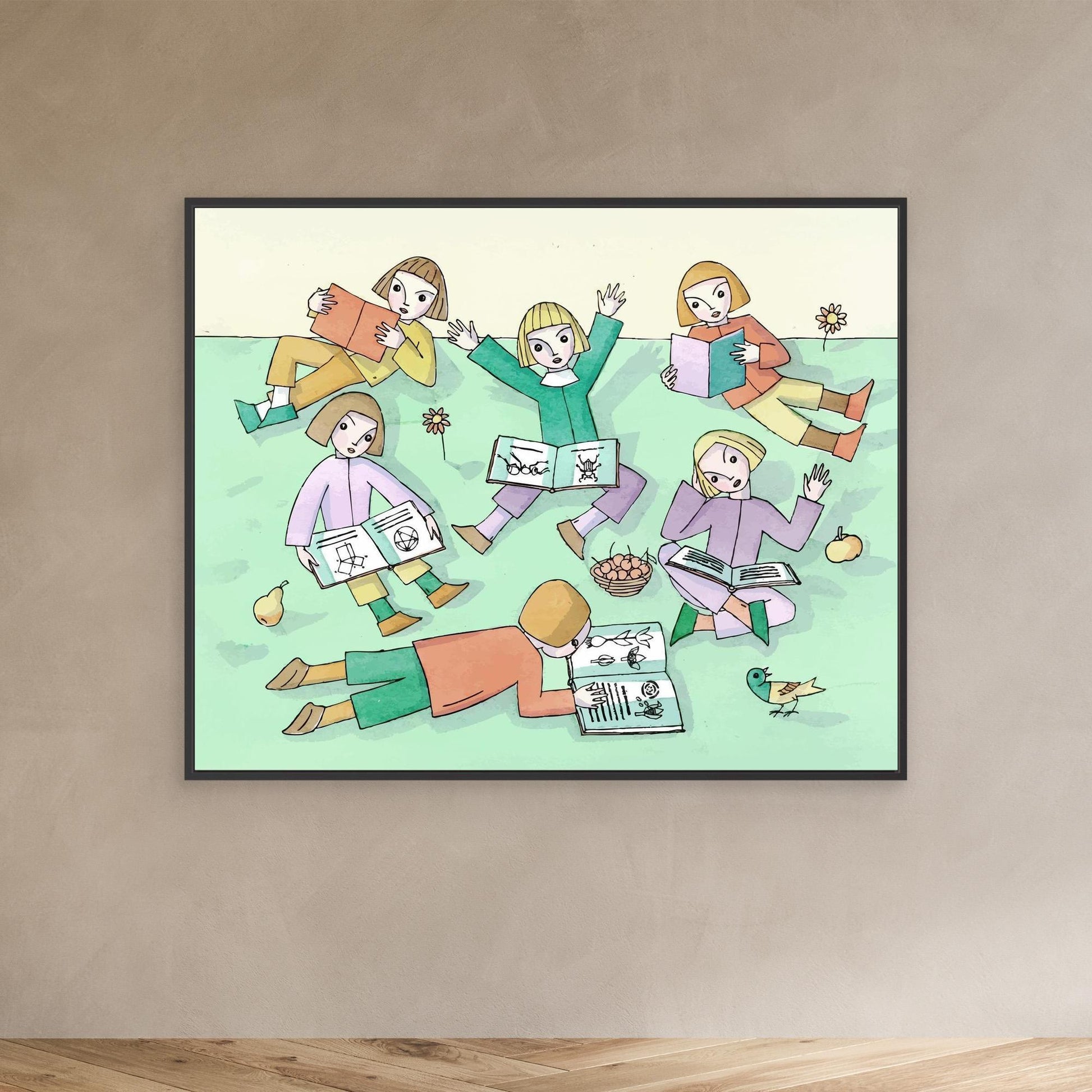 Vive les Livres - Toile encadrée - Collection Seidmann-Freud - 1923