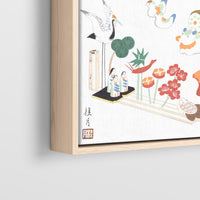 Toile encadrée Jouets Japonais -  1913 —Cadre Détail