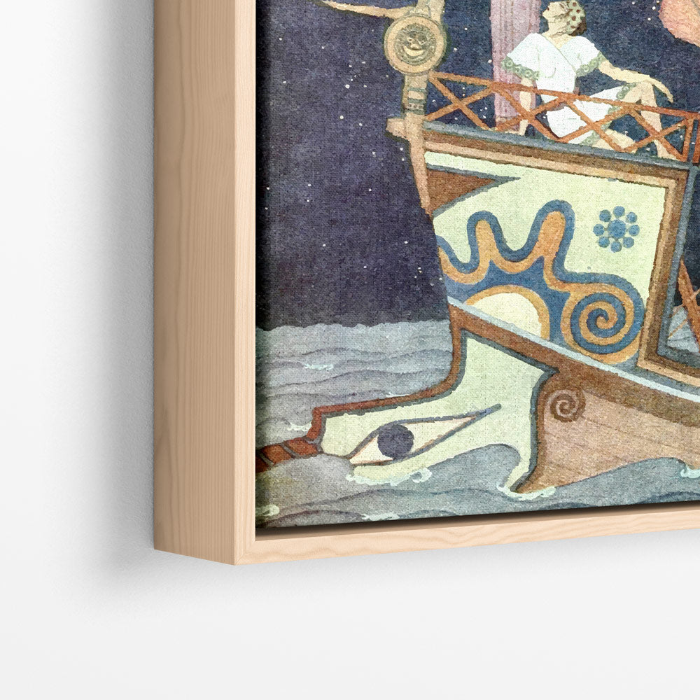 Tiphys, Edmund Dulac 1919 —détail toile