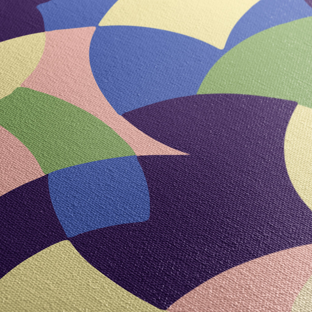 Pattern #28 - 1930 - Heitaro | Art encadré flottant sur toile premium