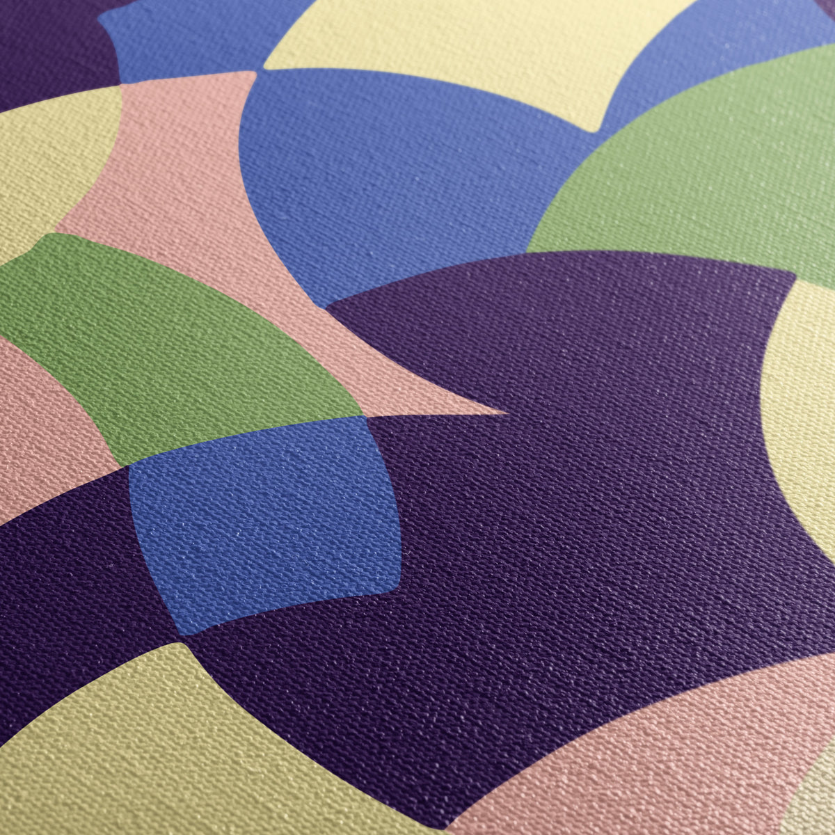 Pattern #28 - 1930 - Heitaro | Art encadré flottant sur toile premium