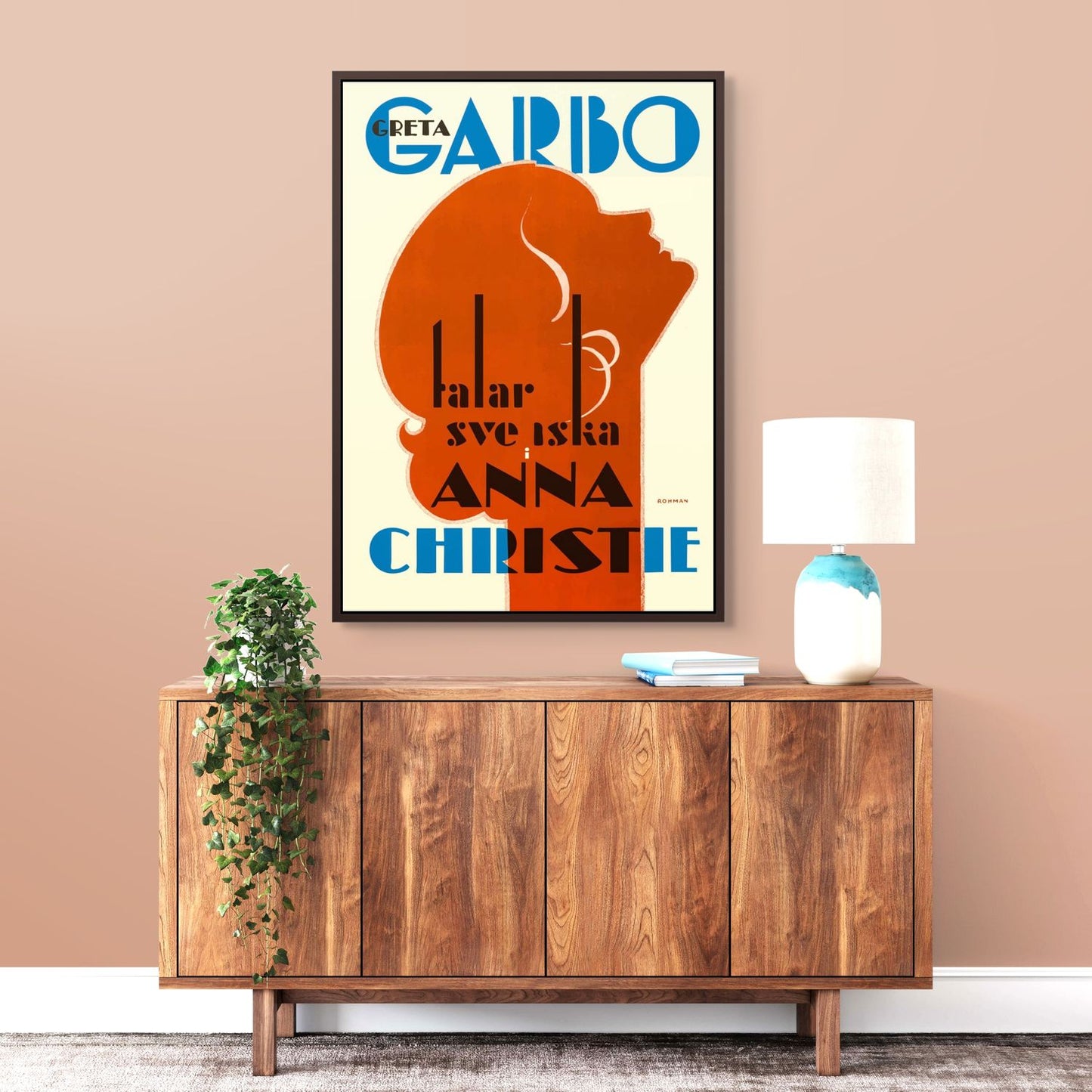 Anna Christie, Greta Garbo 1930 — décoration intérieure