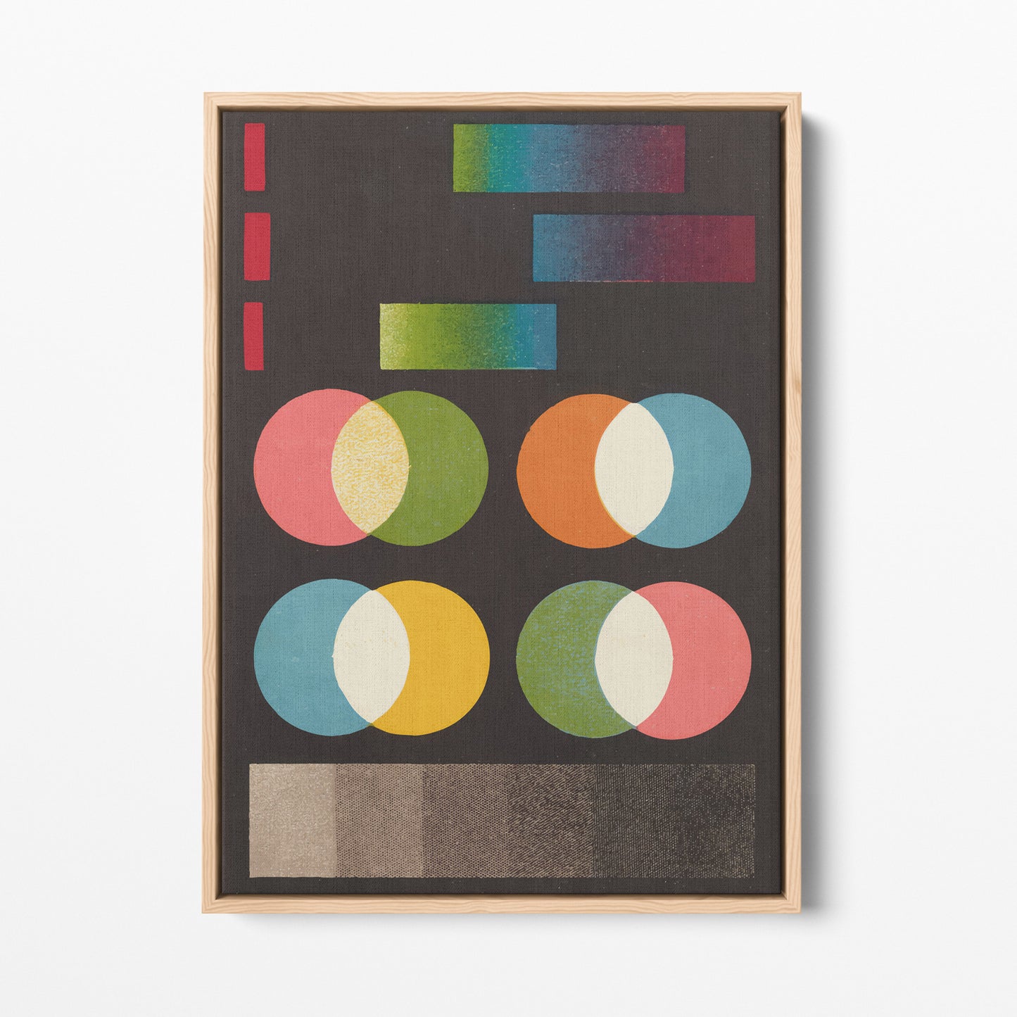 Colour, G.H. Hurst 1900 — cadre flottant bois