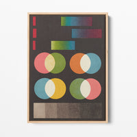Colour, G.H. Hurst 1900 — cadre flottant bois