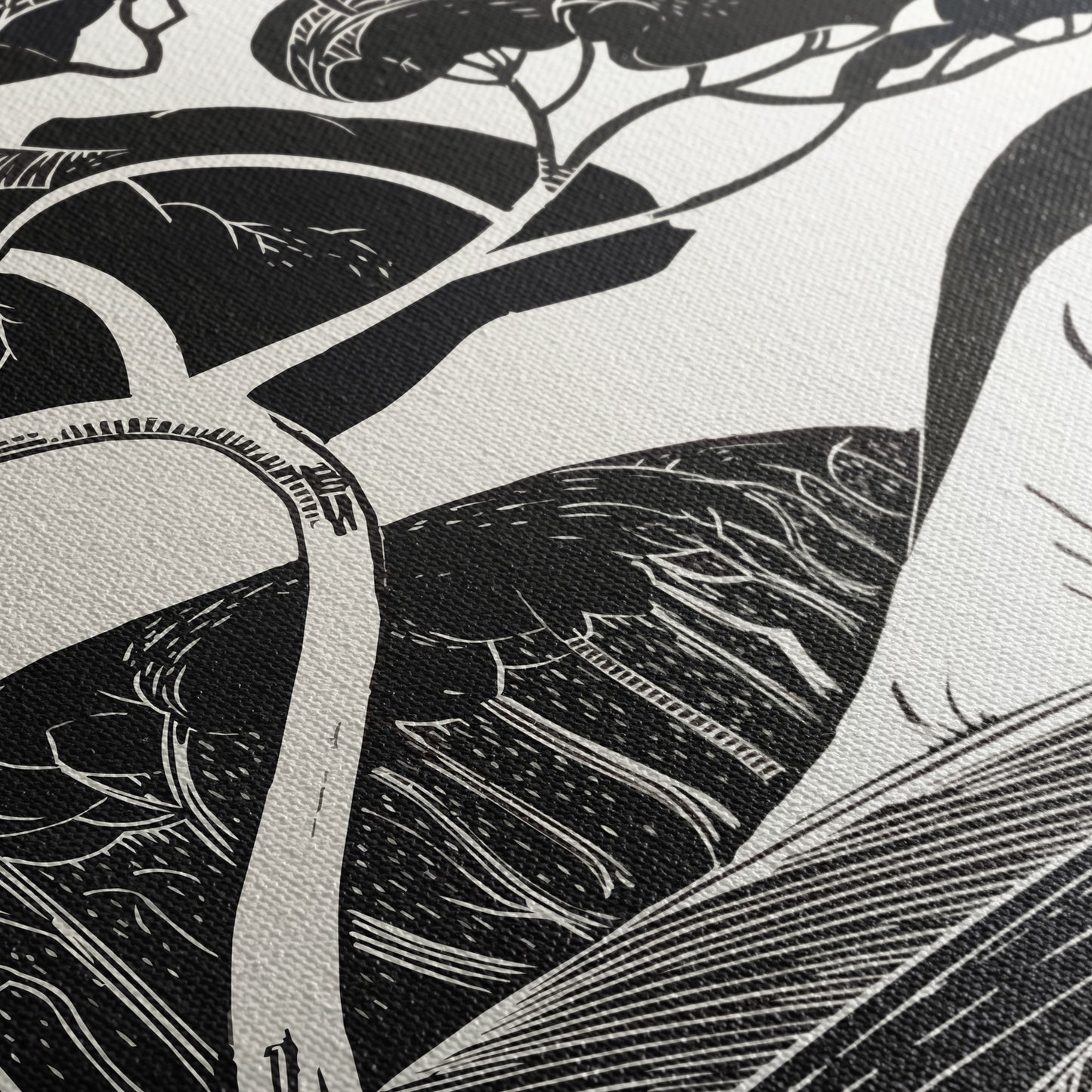 Détail texture toile premium — Dunes, Bernard Essers 1922