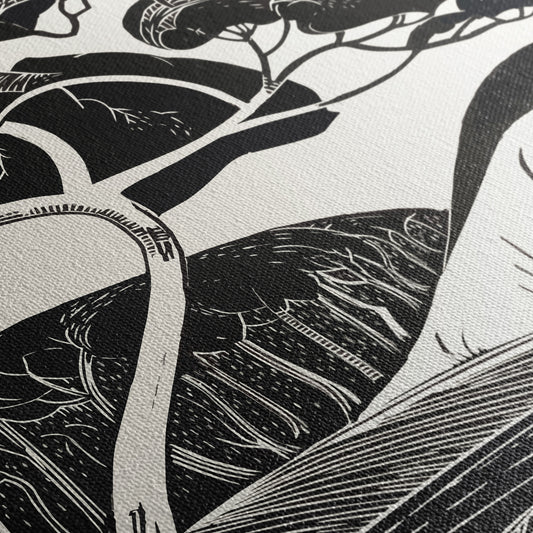 Détail texture toile premium — Dunes, Bernard Essers 1922