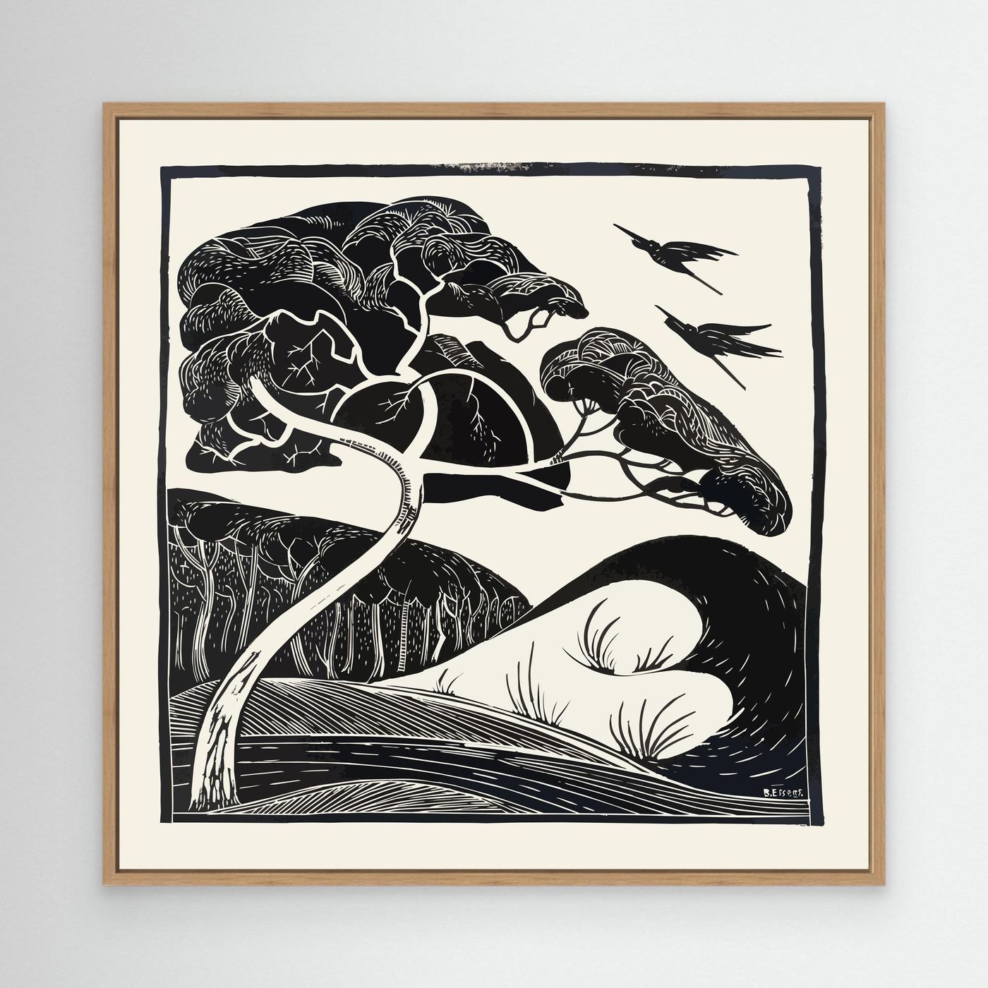 Dunes - 1922 - Bernard Essers - Toile encadrée