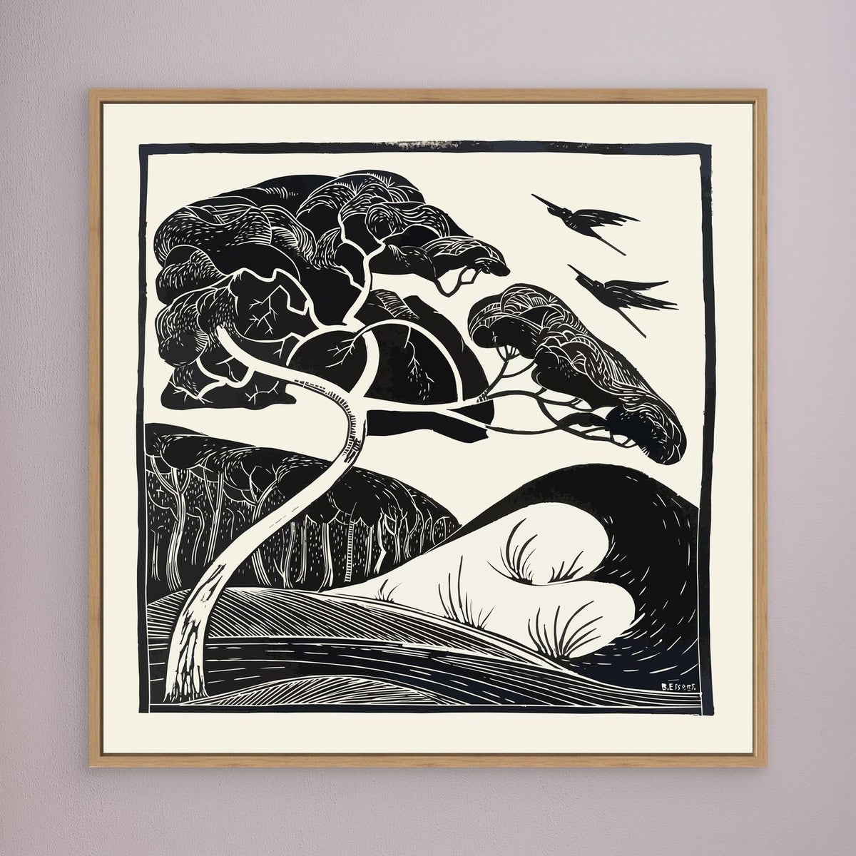 Dunes - 1922 - Bernard Essers - Toile encadrée