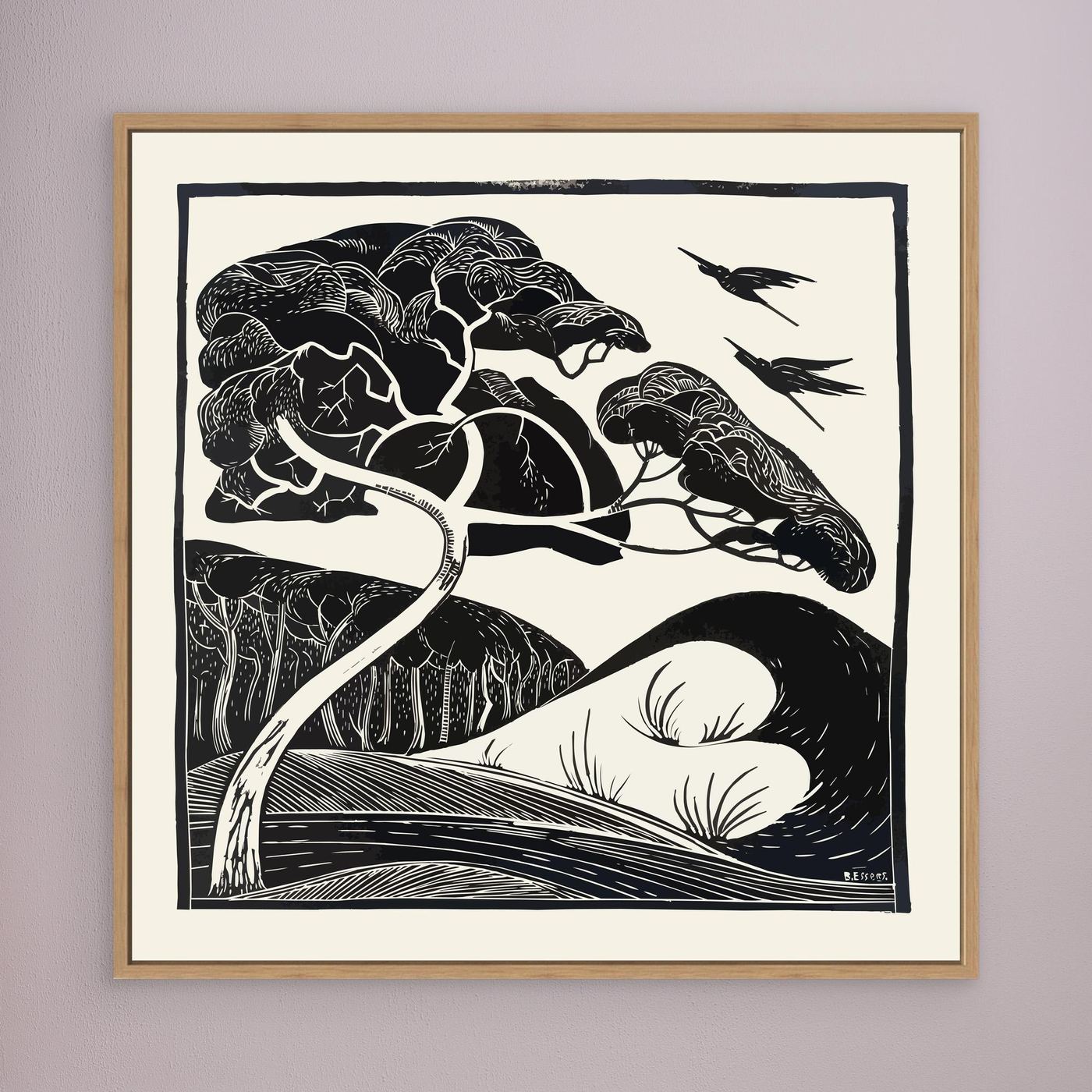 Dunes - 1922 - Bernard Essers - Toile encadrée
