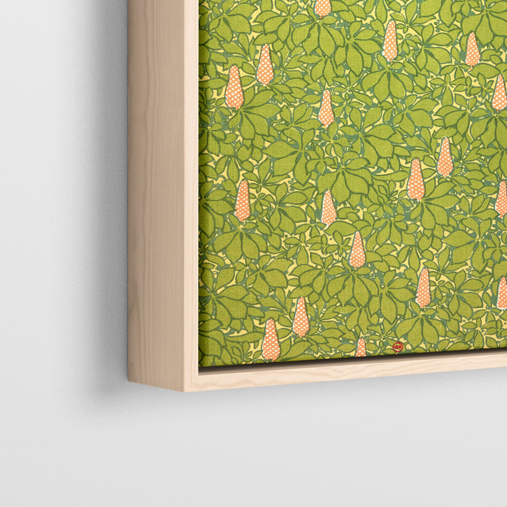 Toile encadrée Feuillage, George Auriol, 1913 —Détail Cadre bois