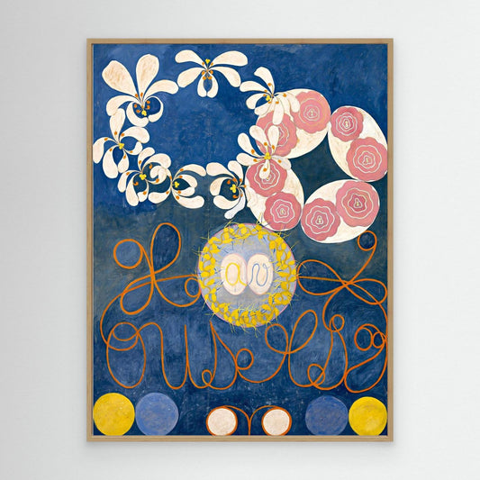 Hilma af Klint, Enfance, 1907 — reproduction sur toile encadrée premium