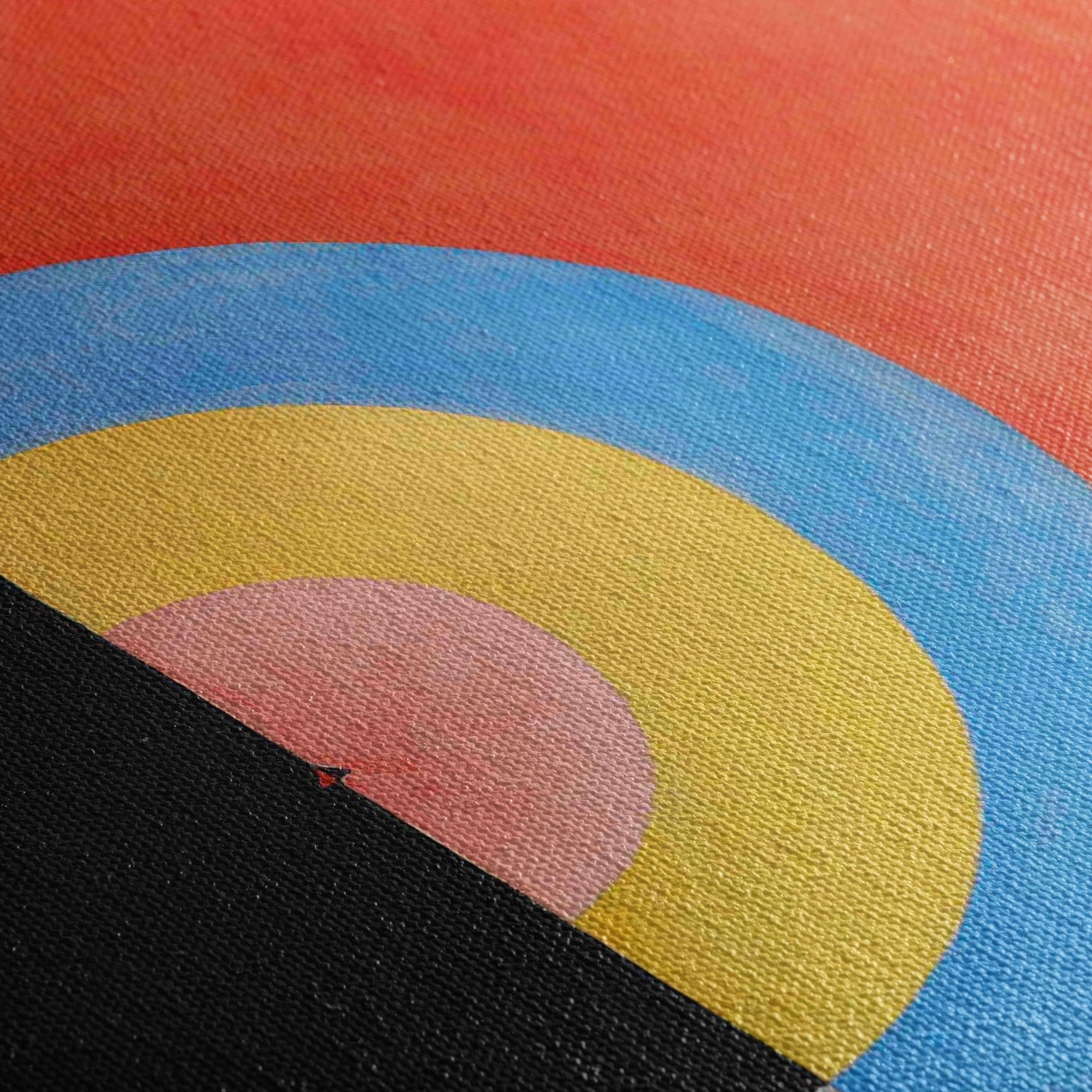 Hilma af Klint, The Swan, 1914 — détail texture toile