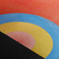 Hilma af Klint, The Swan, 1914 — détail texture toile
