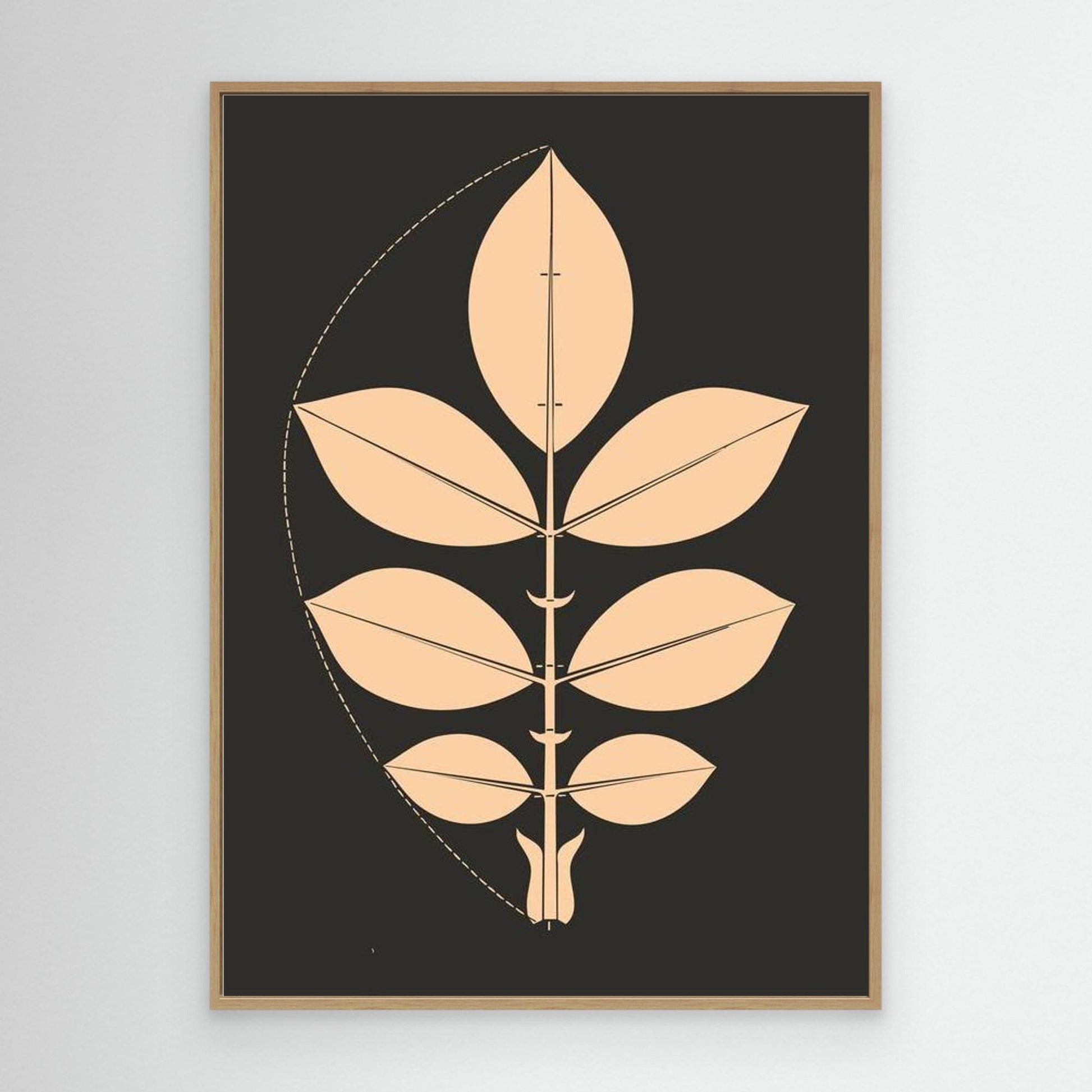 Rose Sauvage - Toile Encadrée - Collection Ferdinand Moser - 1892