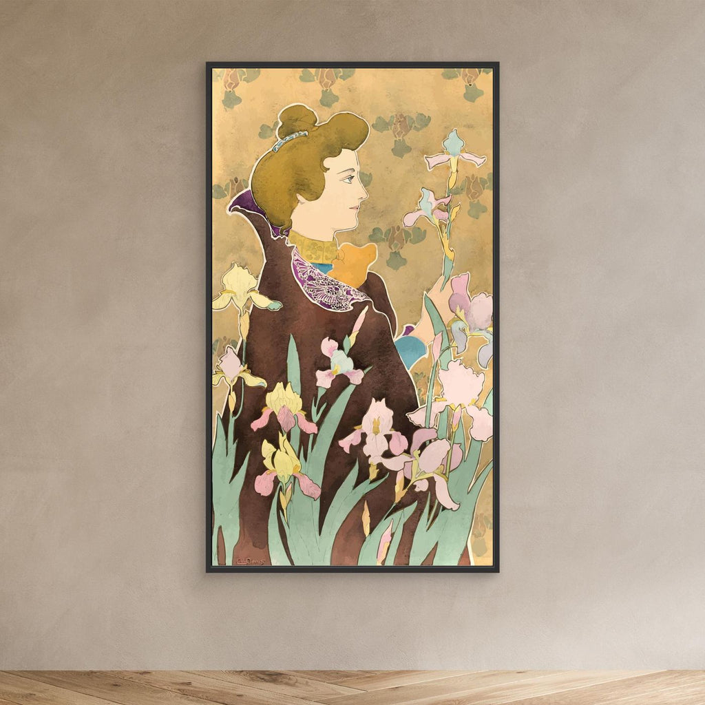 Iris - 1920 - Claudius Denis - Toile encadrée