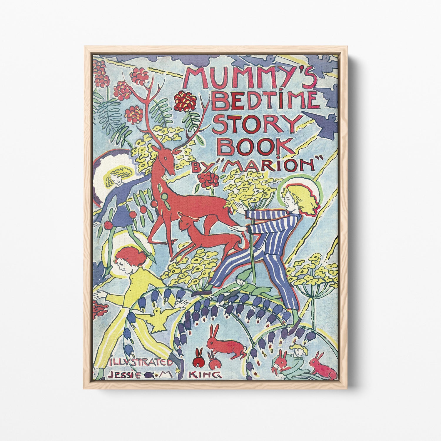 Toile JM King Encadrement Bois flottant