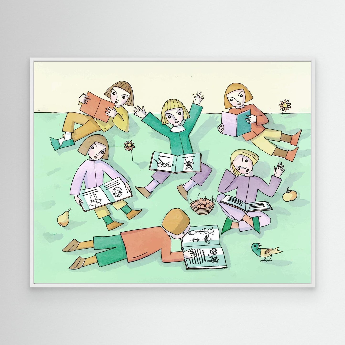 Vive les Livres - Toile encadrée - Collection Seidmann-Freud - 1923