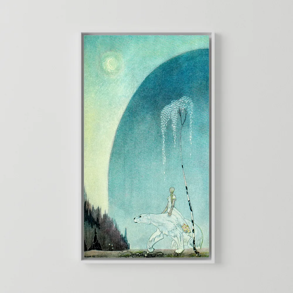 Lune - Kay Nielsen | Toile encadrée premium, art mural