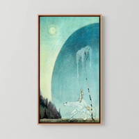 Lune - Kay Nielsen | Toile encadrée premium, art mural