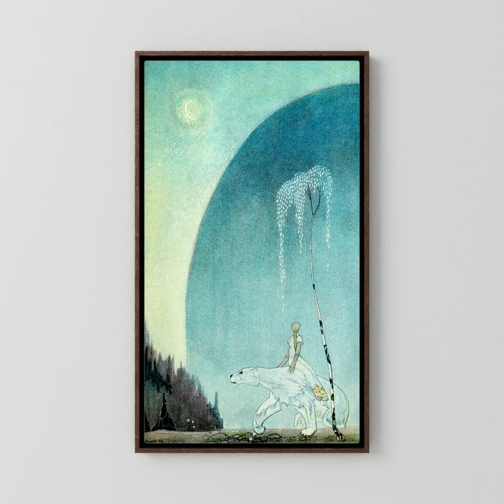 Lune - Kay Nielsen | Toile encadrée premium, art mural