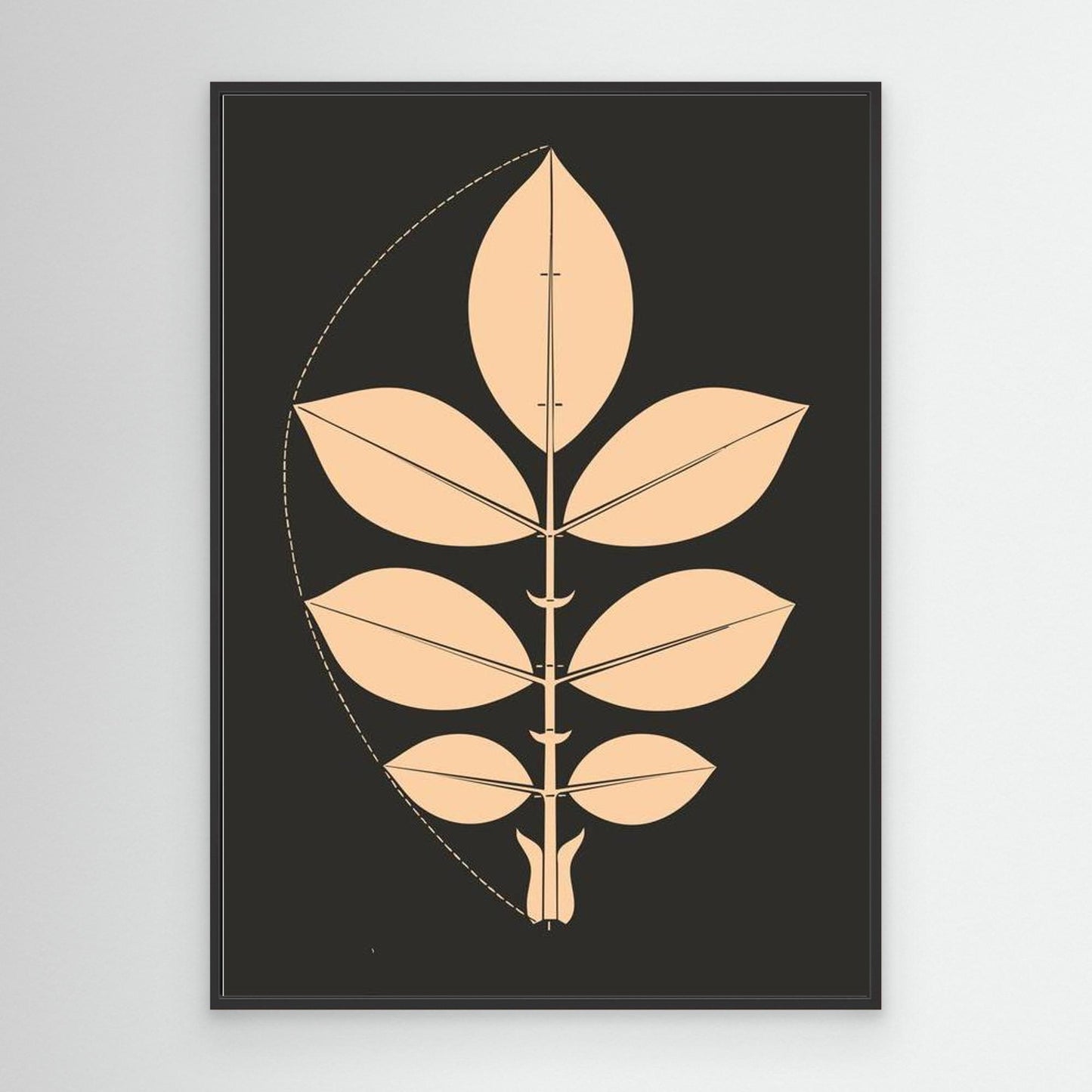 Rose Sauvage - Toile Encadrée - Collection Ferdinand Moser - 1892