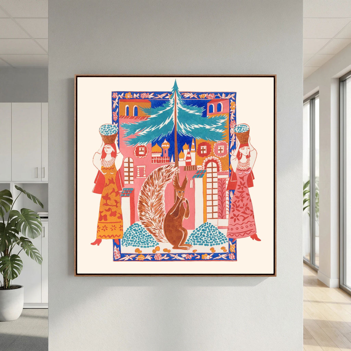 Le Tsar Saltan, pl. 8 - 1921 - Natalia Goncharova - Toile encadrée