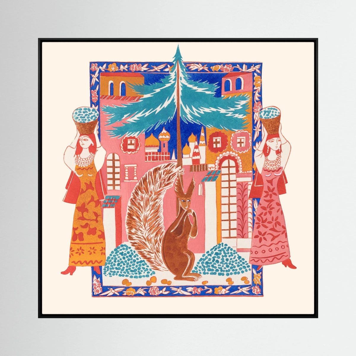 Le Tsar Saltan, pl. 8 - 1921 - Natalia Goncharova - Toile encadrée