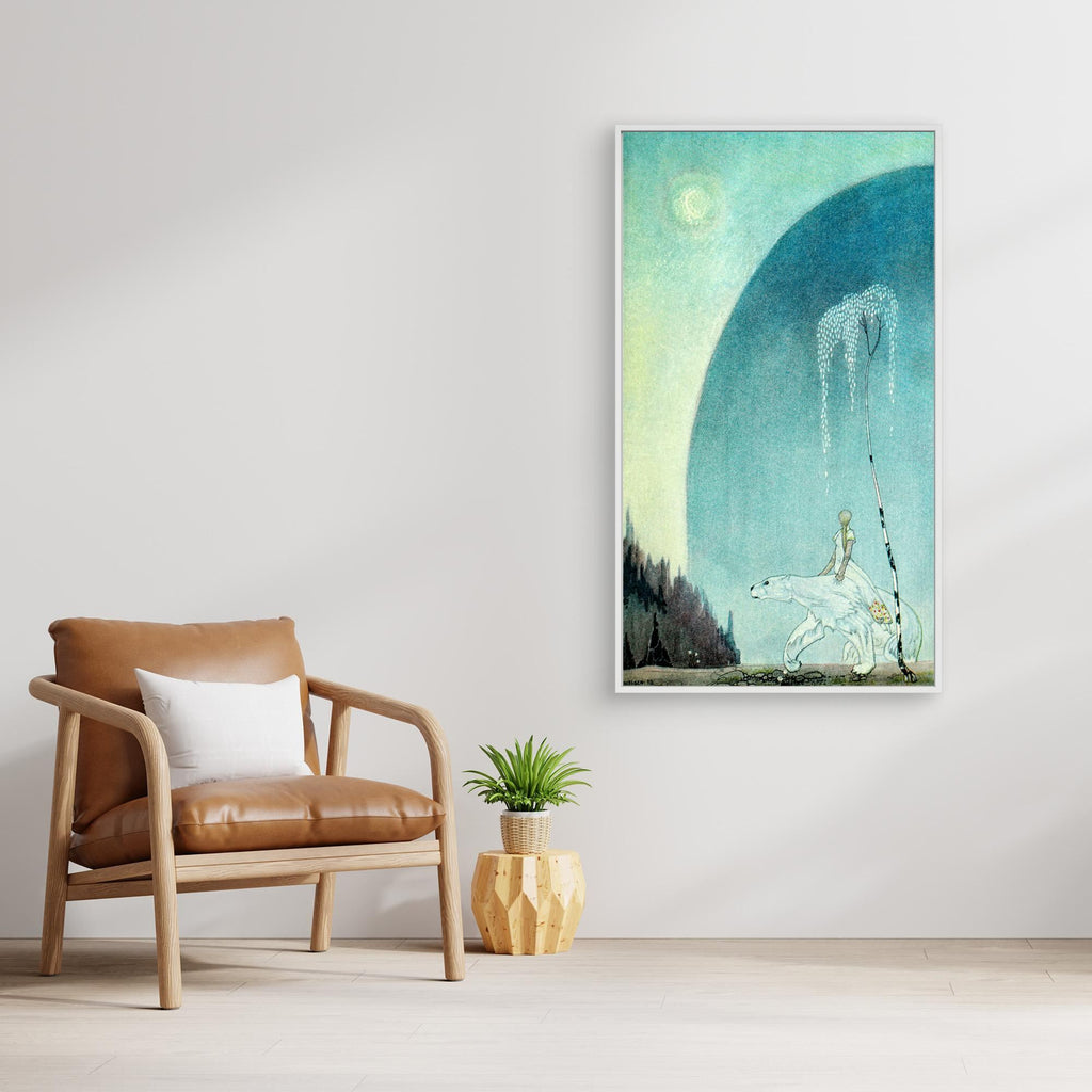 Lune - 1922 - K Rasmus Nielsen | Art encadré flottant sur toile premium