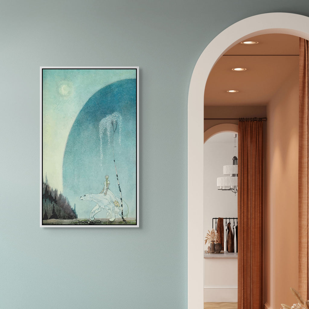 Lune - 1922 - K Rasmus Nielsen | Art encadré flottant sur toile premium