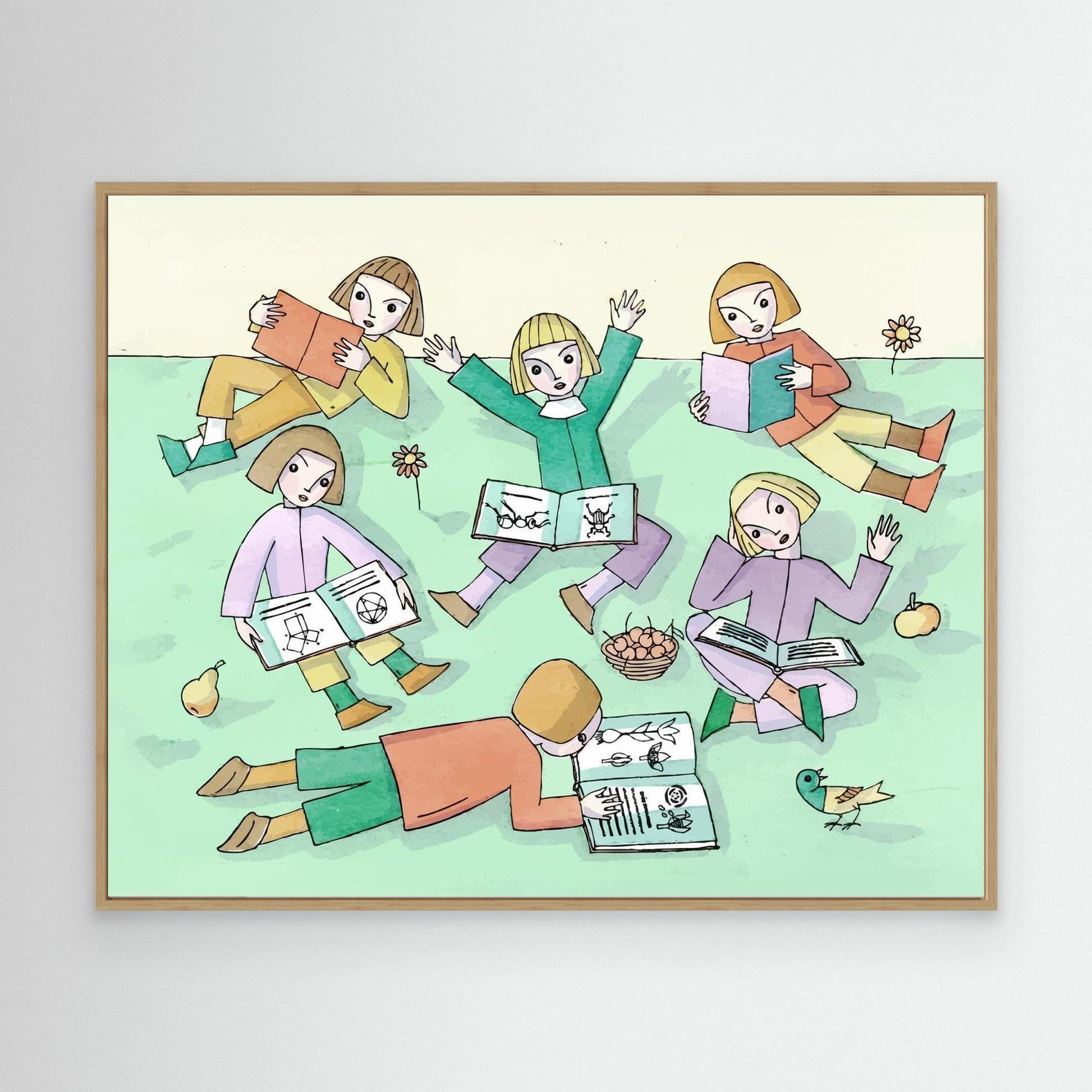 Vive les Livres - Toile encadrée - Collection Seidmann-Freud - 1923