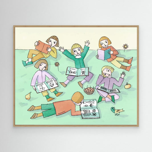 Vive les Livres - Toile encadrée - Collection Seidmann-Freud - 1923