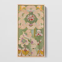 Pavots - 1920 - Claudius Denis | Art encadré flottant sur toile premium