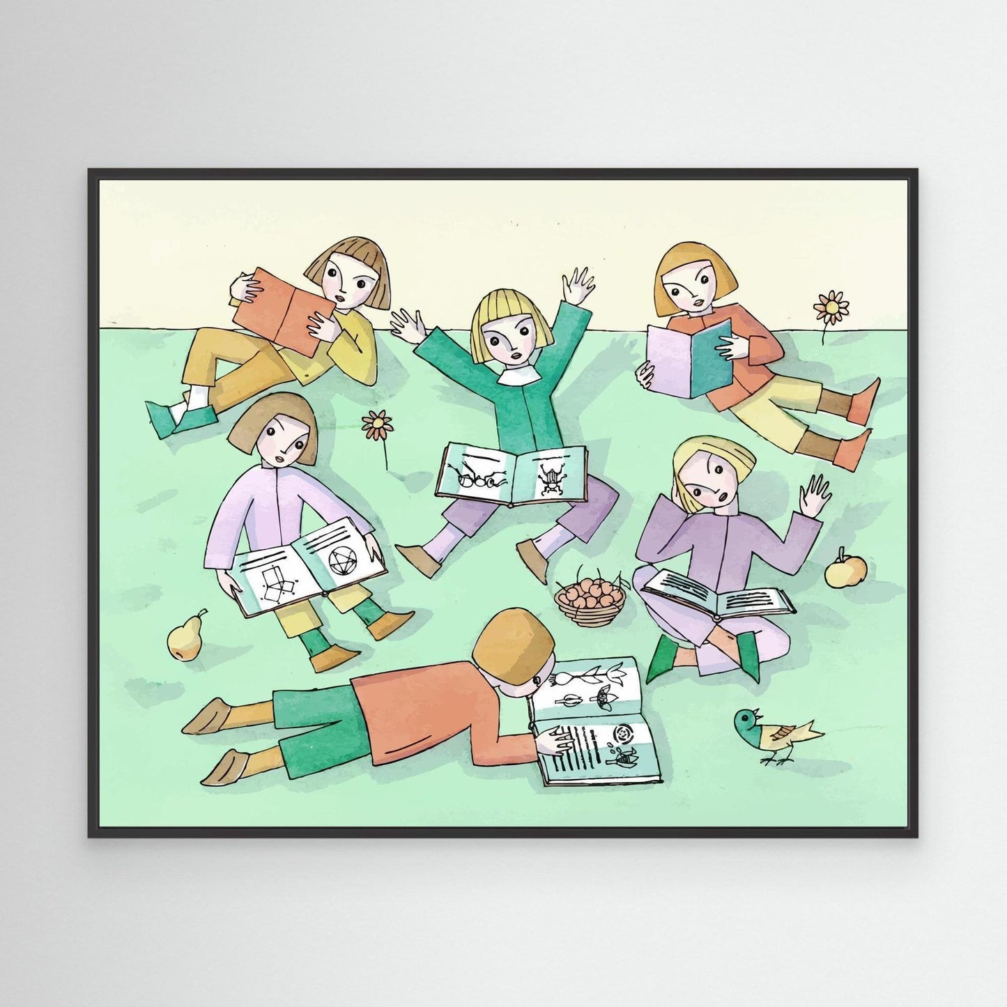 Vive les Livres - Toile encadrée - Collection Seidmann-Freud - 1923