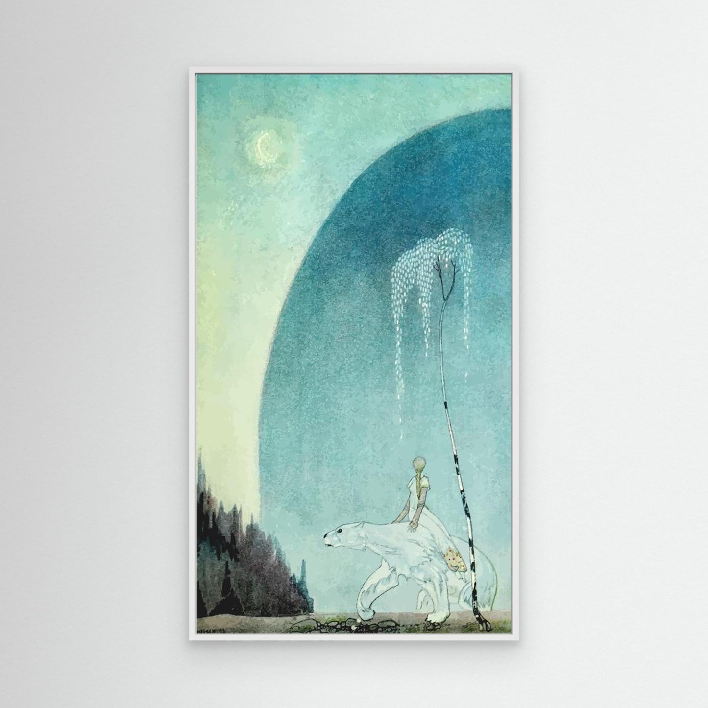 Lune -Toile Encadrée - Collection Rasmus Nielsen - 1922