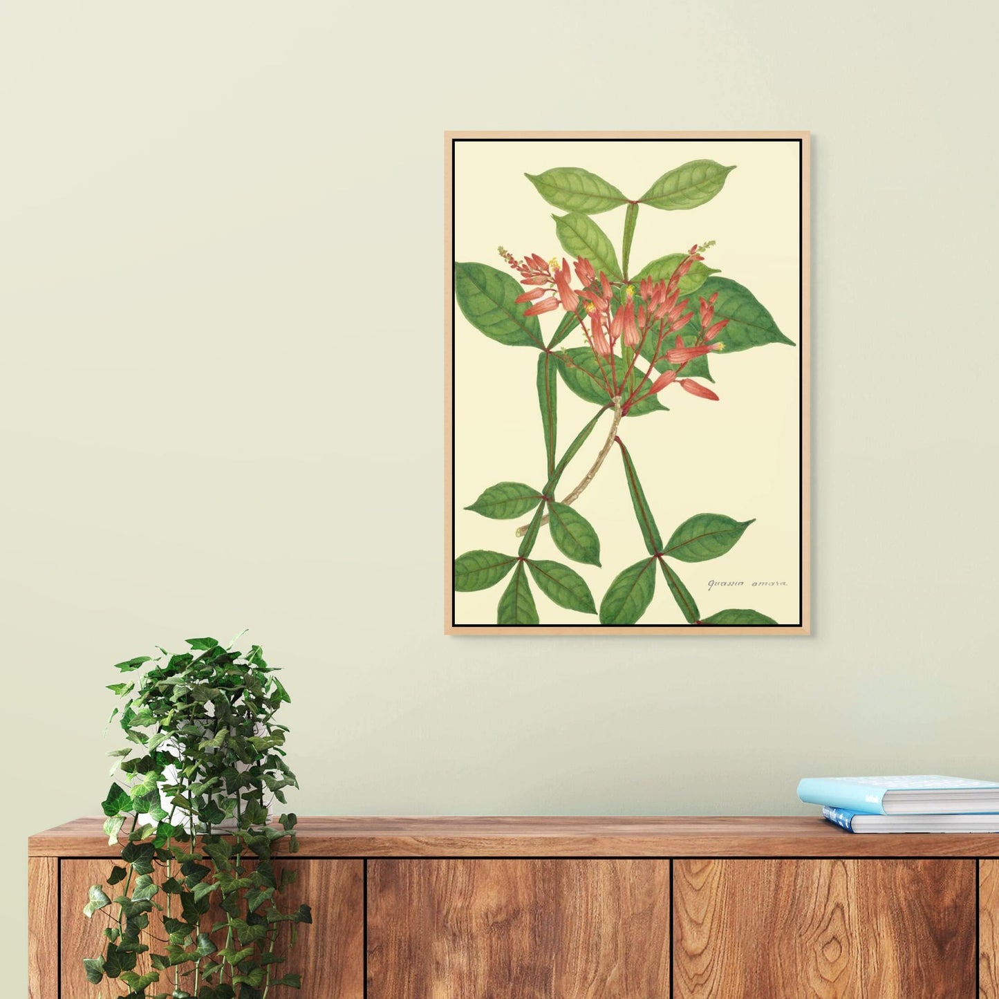Mon Jardin à Ceylan -Toile Encadrée - Collection DeAlwis - 1896