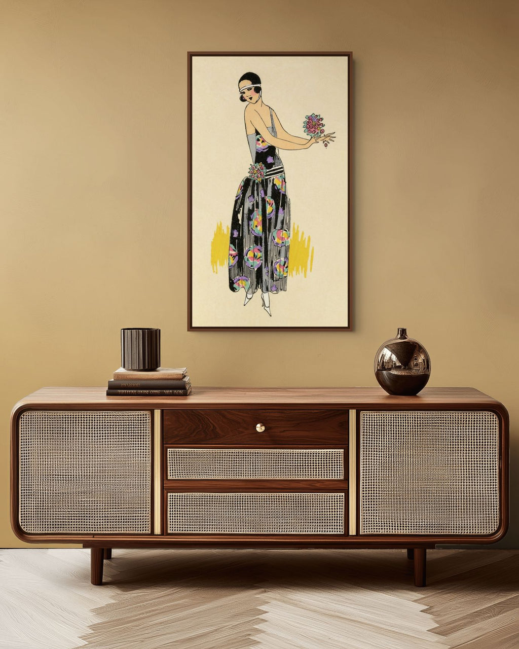 Séville - 1923 - Germaine Joumard | Art encadré flottant sur toile premium