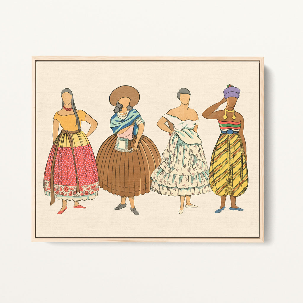 Skirts - 1927  - P de Giafferri | Art encadré flottant sur toile premium