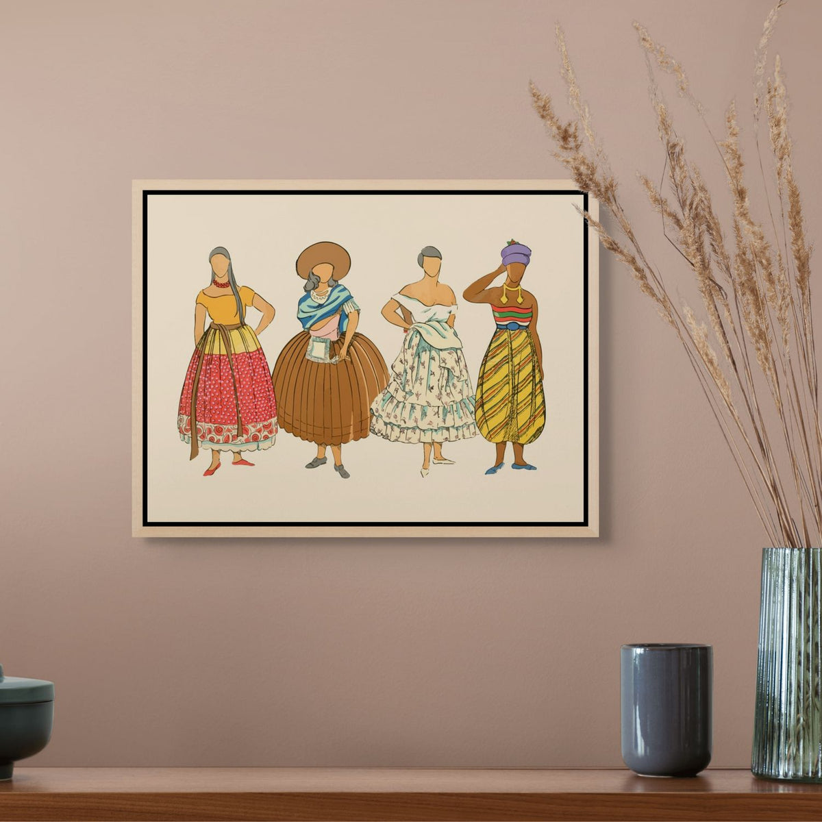 Skirts - 1927  - P de Giafferri | Art encadré flottant sur toile premium