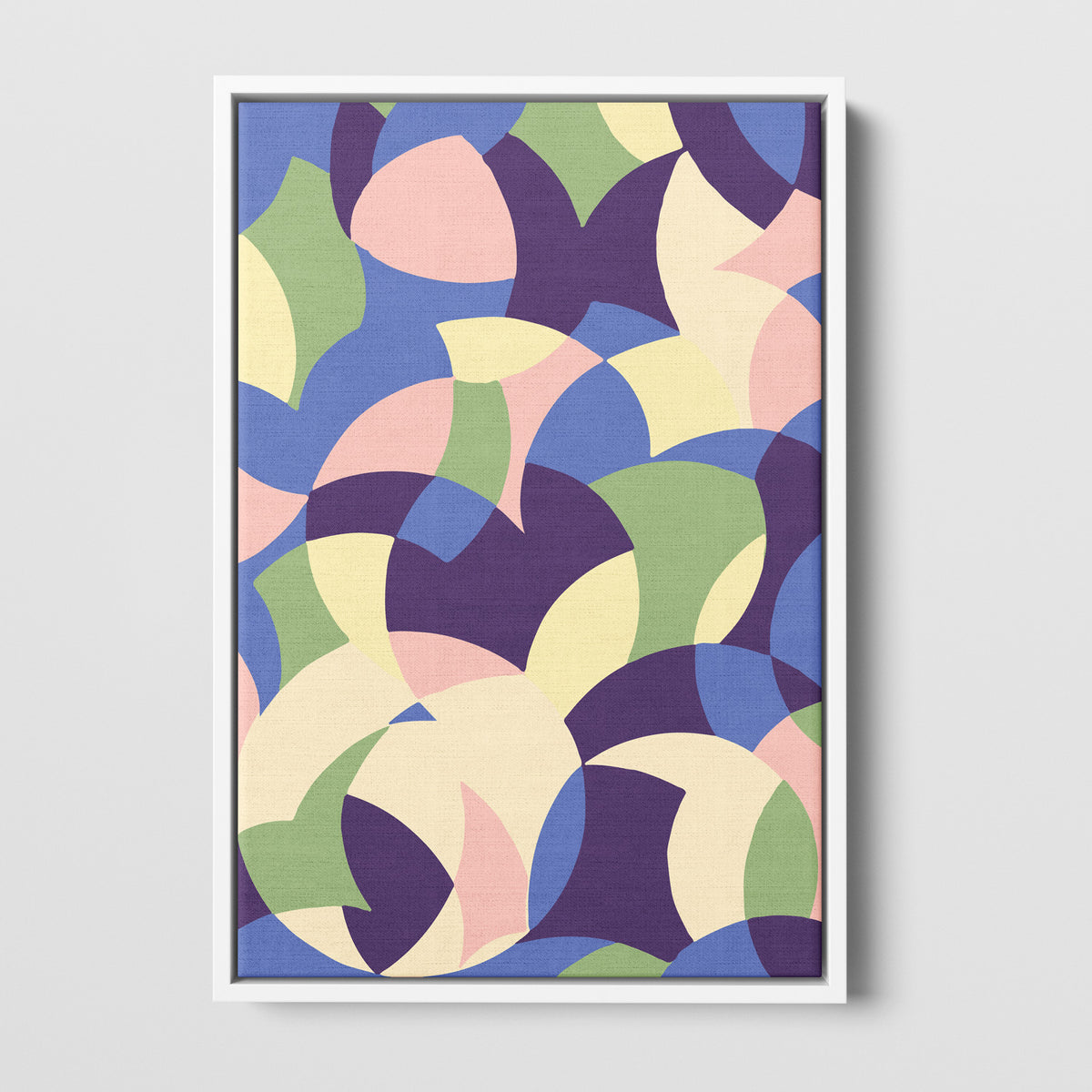 Pattern #28 - 1930 - Heitaro | Art encadré flottant sur toile premium