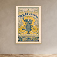 Velodrome d'hiver - 1895 - A Crespin - Toile encadrée