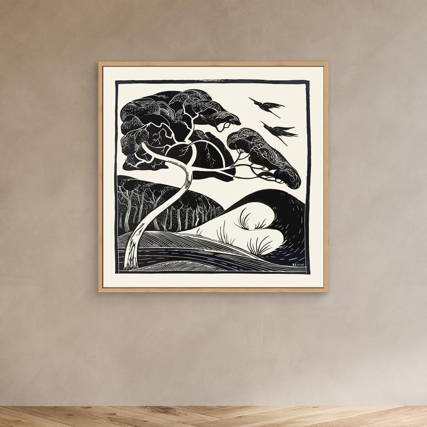 Dunes - 1922 - Bernard Essers - Toile encadrée