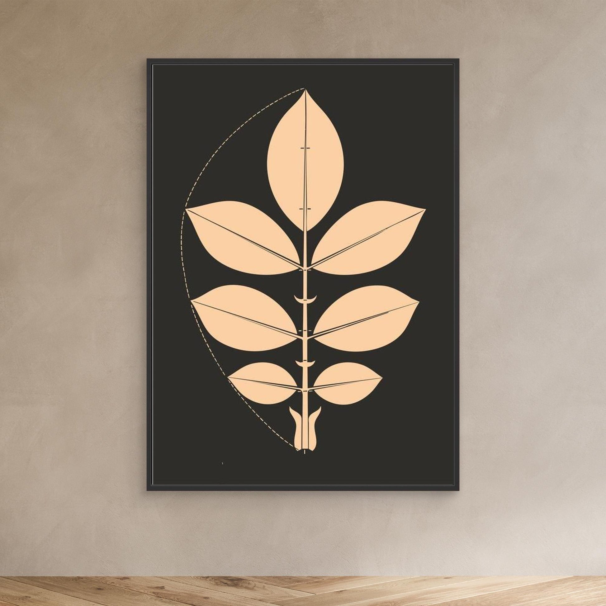 Rose Sauvage - Toile Encadrée - Collection Ferdinand Moser - 1892